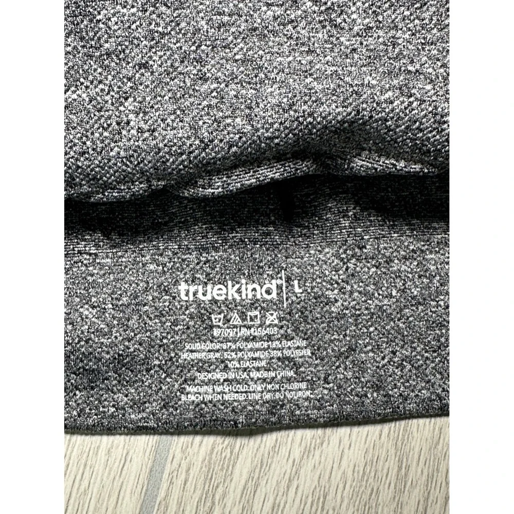Truekind Seamless Racerback Sports‎ Bra Comfortable Black Activewear